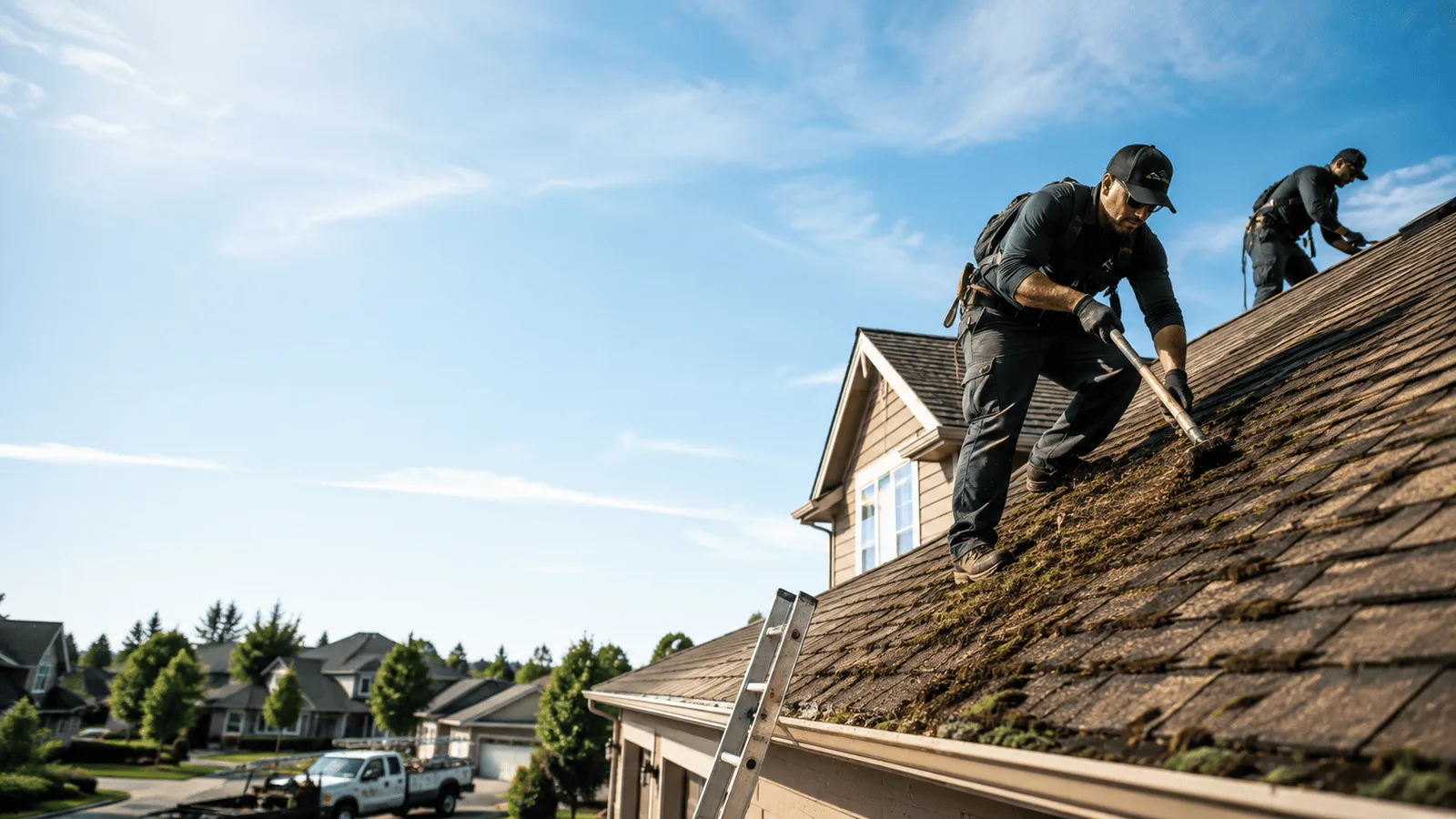 Roof Moss Removal in Mathews, LA near me